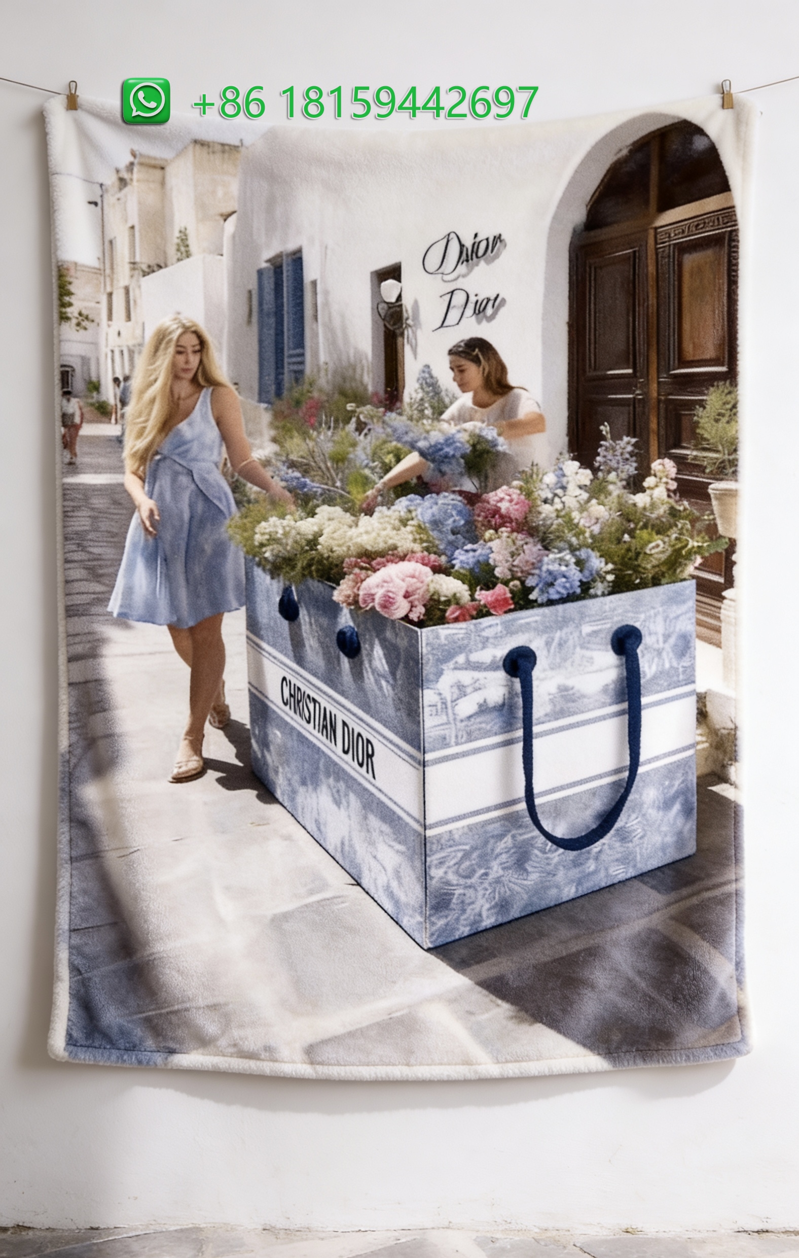 Dior Throw Blankets